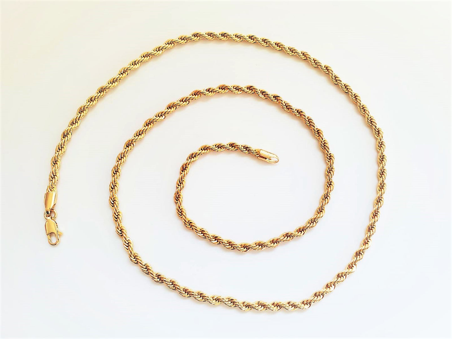 4mm Rope Design | 18K Gold-Plated Chain