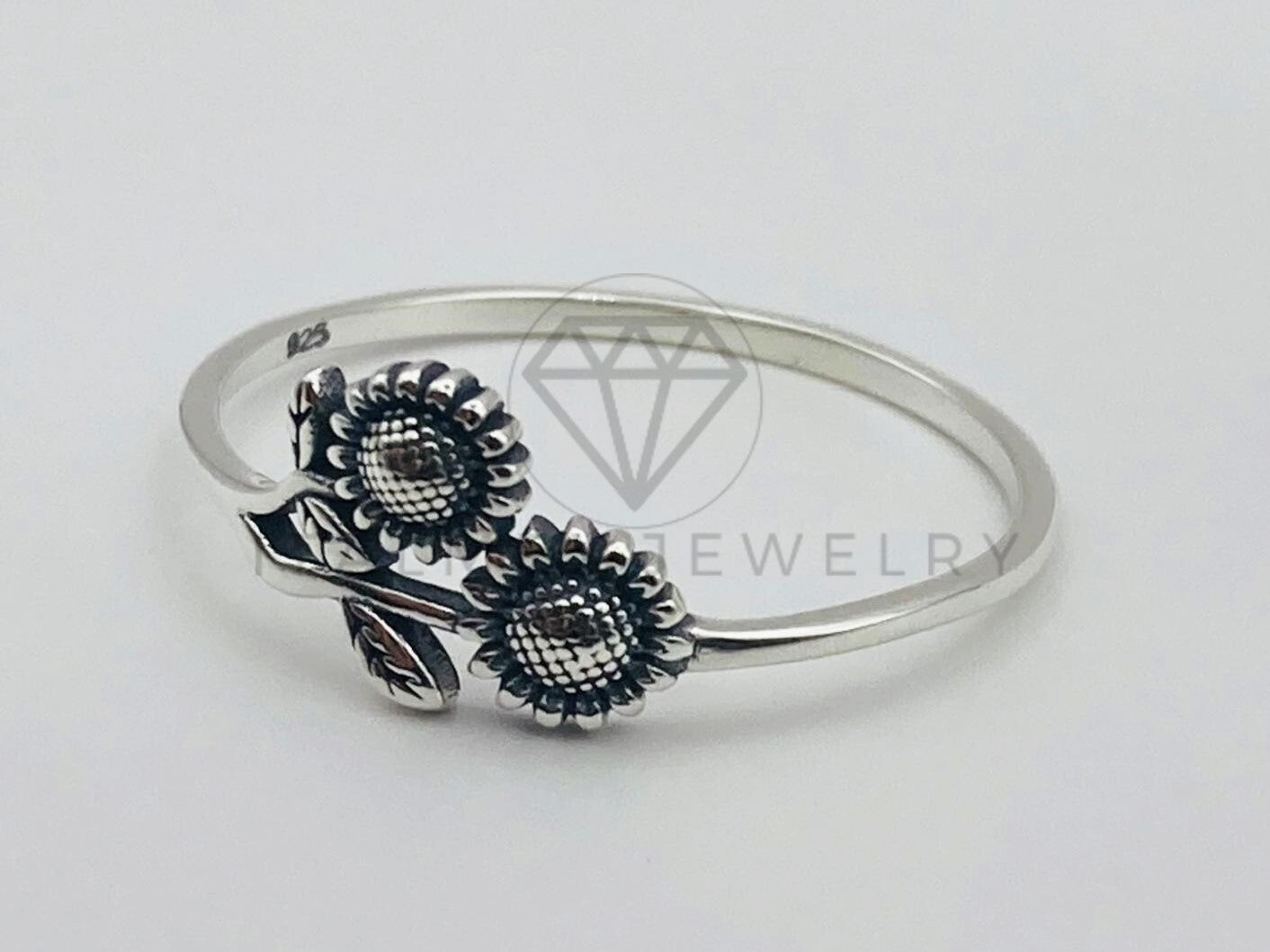 Anillo de Lujo - 105940 - Anillo Girasoles Plata .925