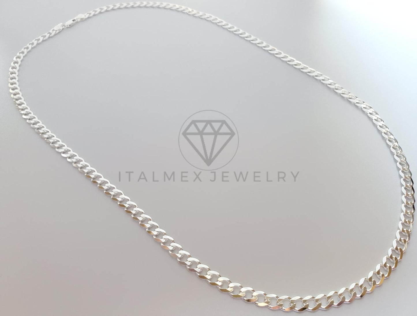 Cadena Cubana 6mm Plata .925