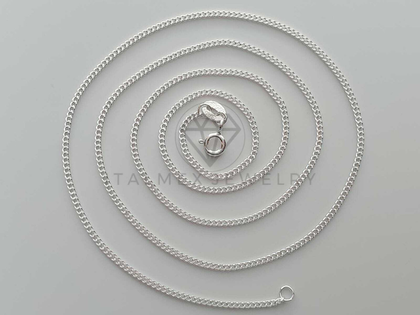 Cadena Cubana 1.5mm Plata .925