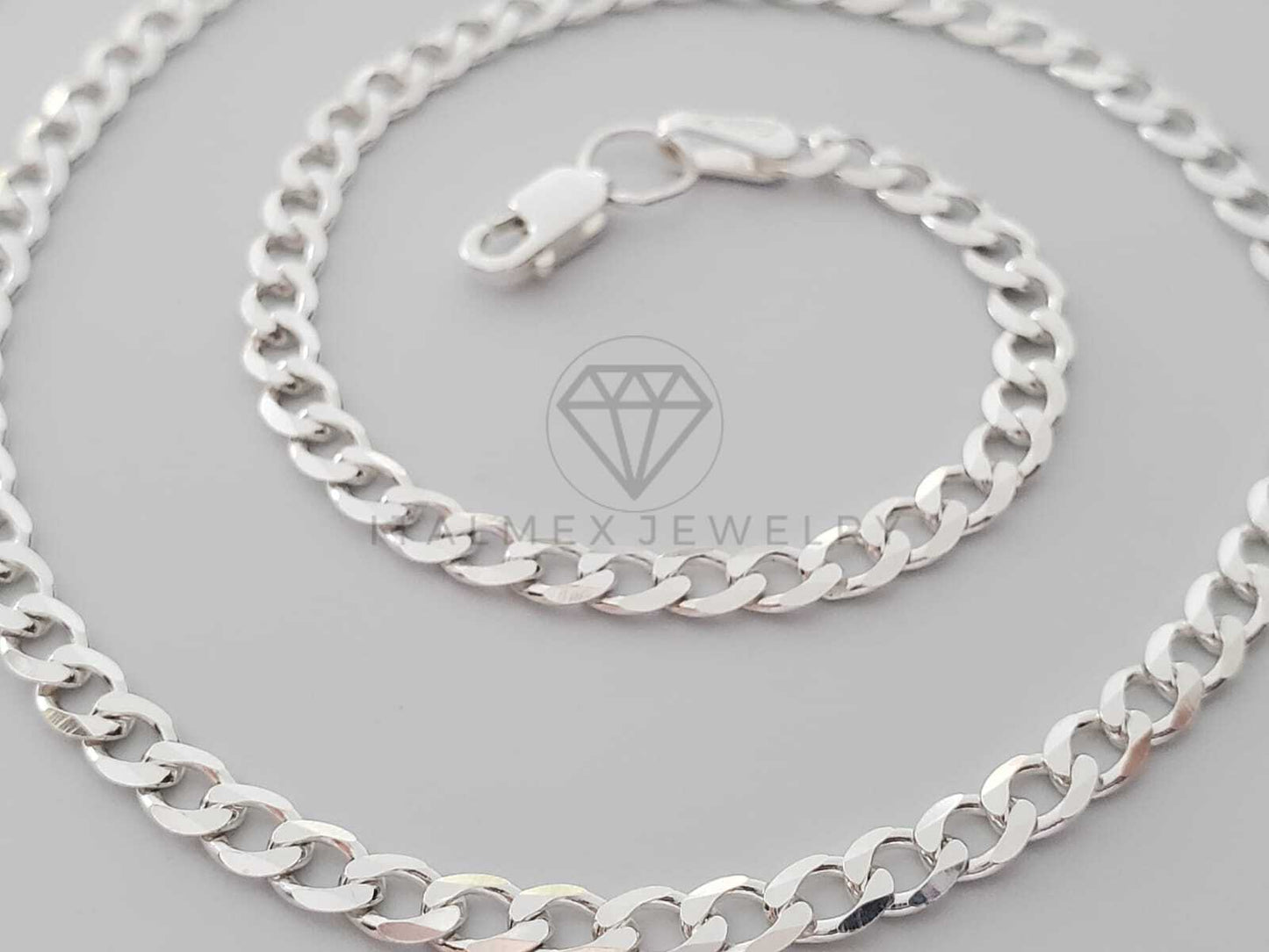 Cadena Cubana 3mm Plata .925