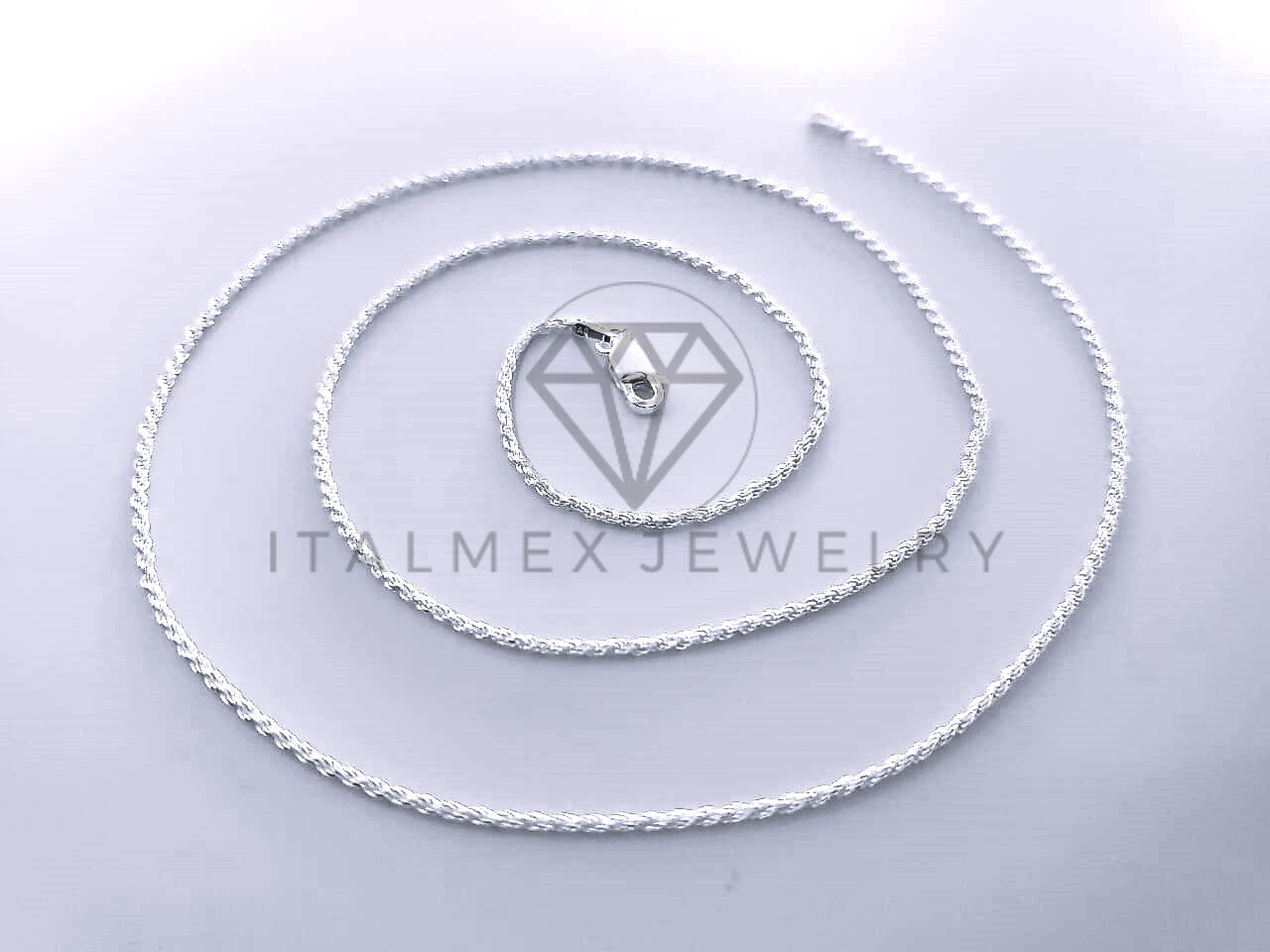 Cadena Torzal 1.5mm Plata .925