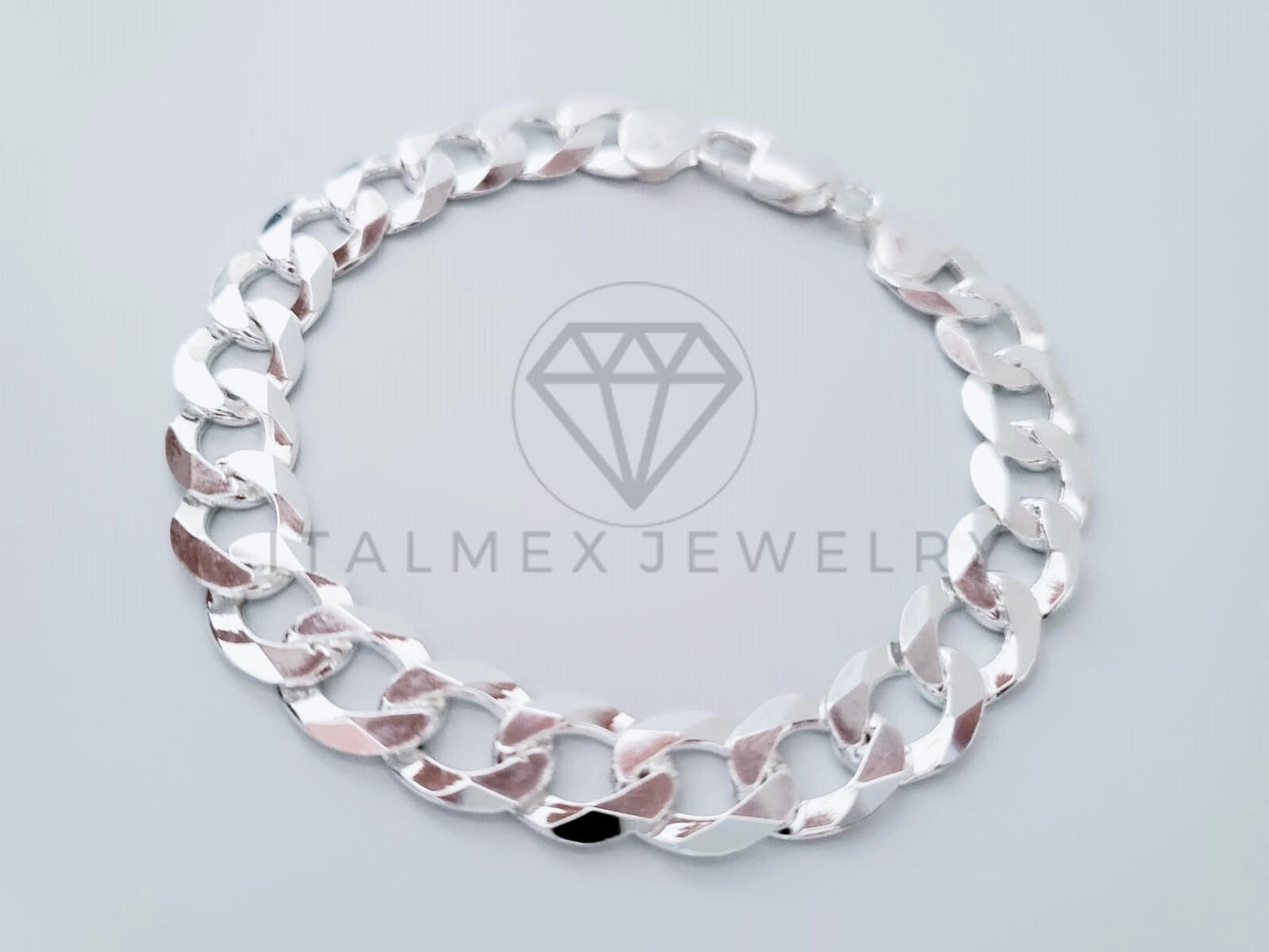 Pulsera Cubana 10mm - Plata .925