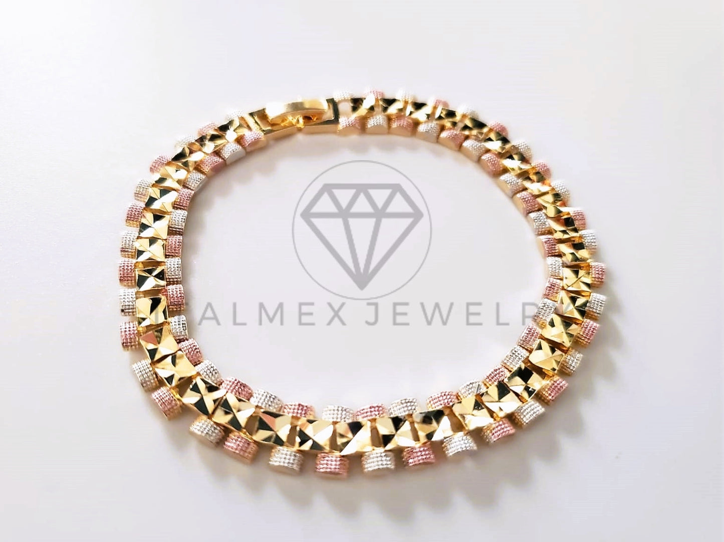 Pulsera de Lujo - 103711 - Diseño de Eslabon Rolex Oro Laminado 18K