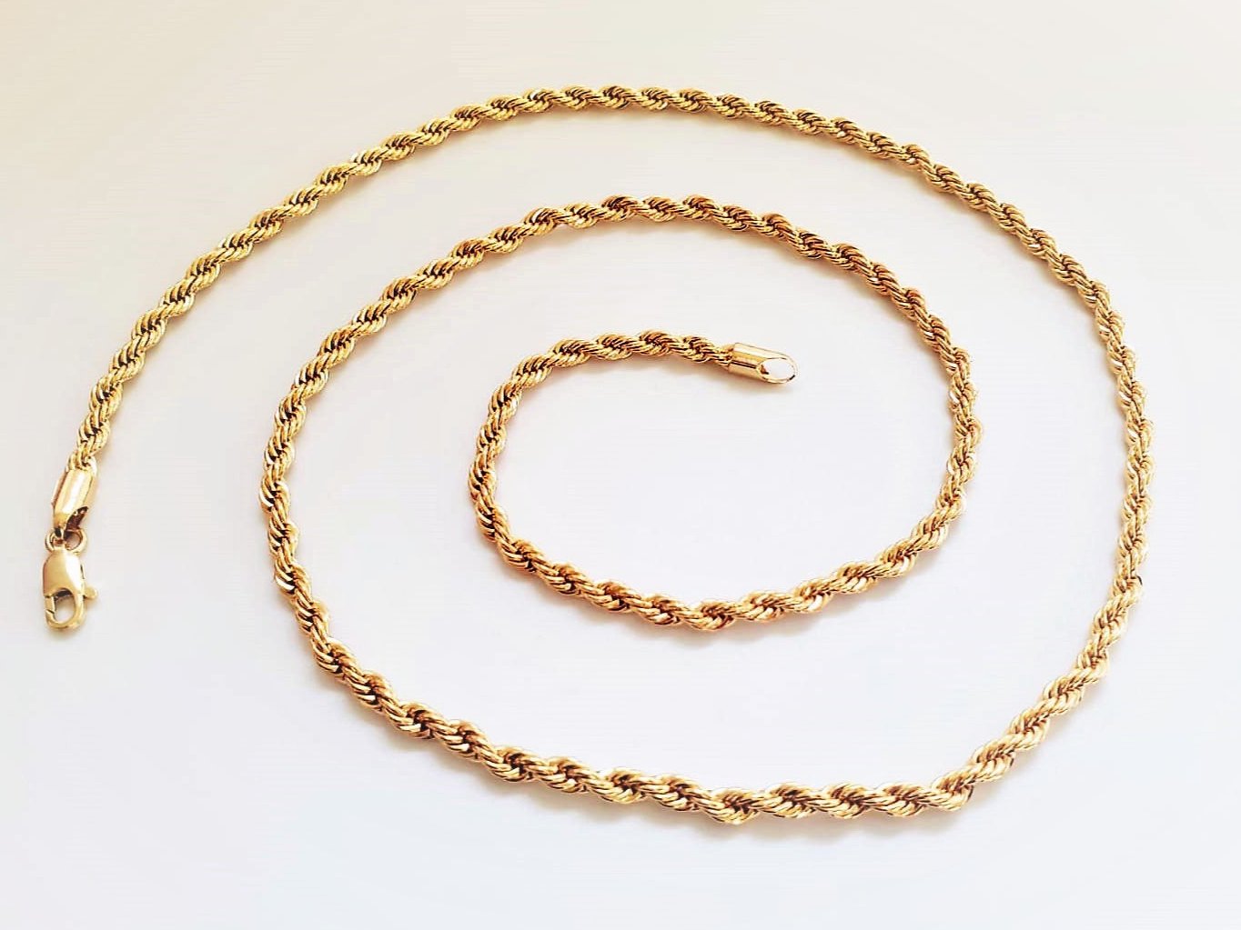 4mm Rope Design | 18K Gold-Plated Chain