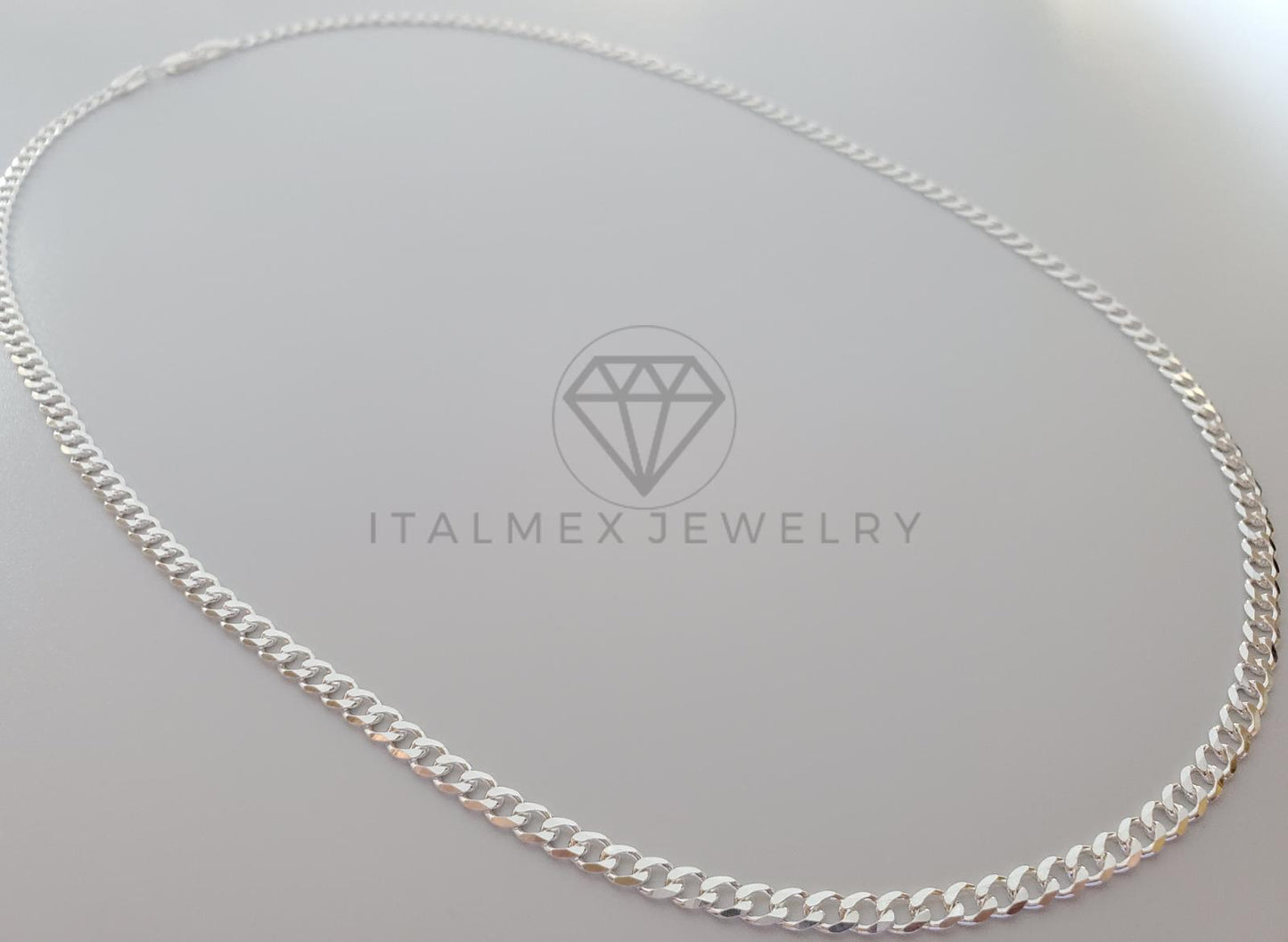 Cadena Cubana 4mm Plata .925