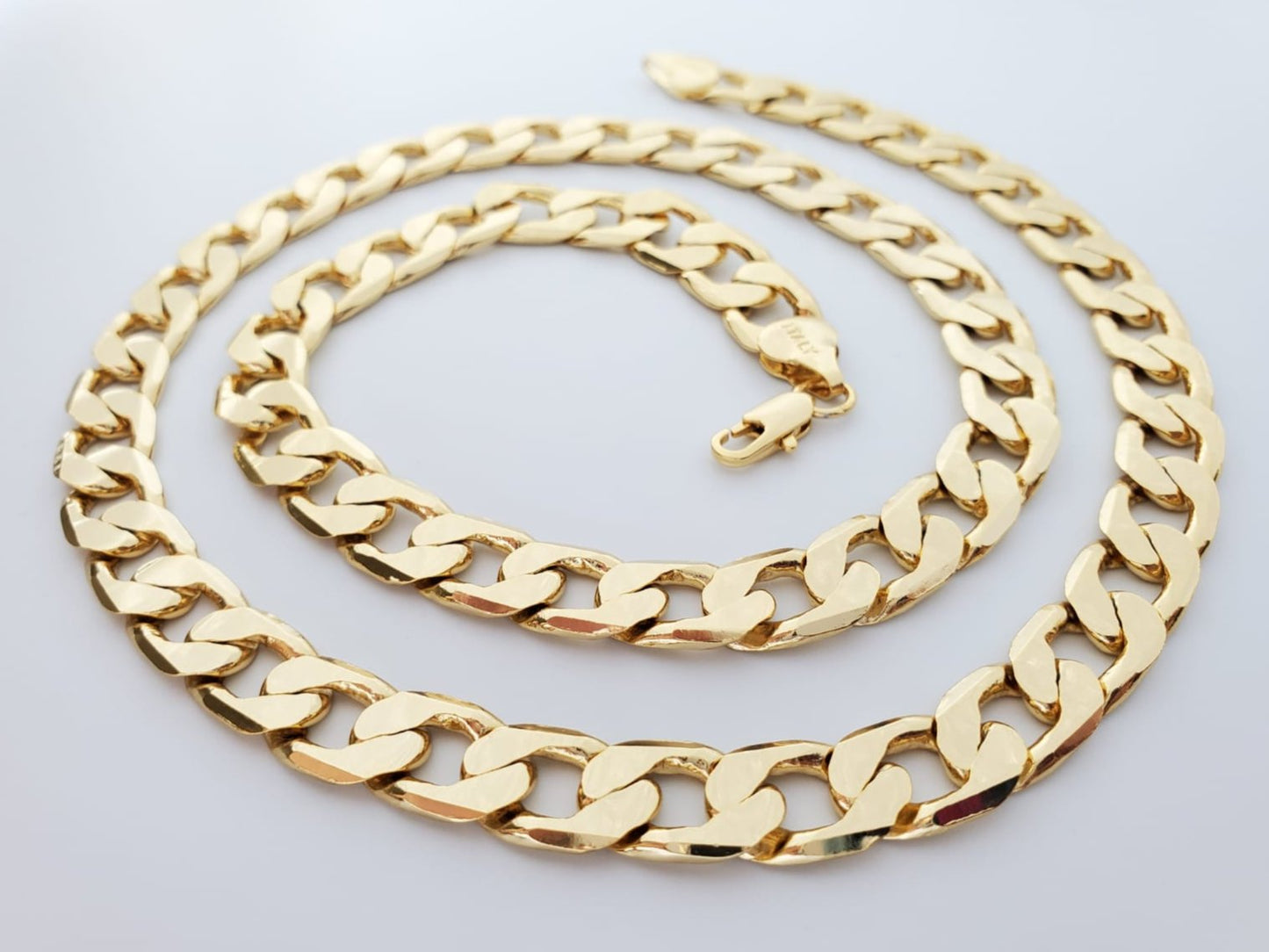 12mm Cuban Link Design | 18K Gold-Plated Chain