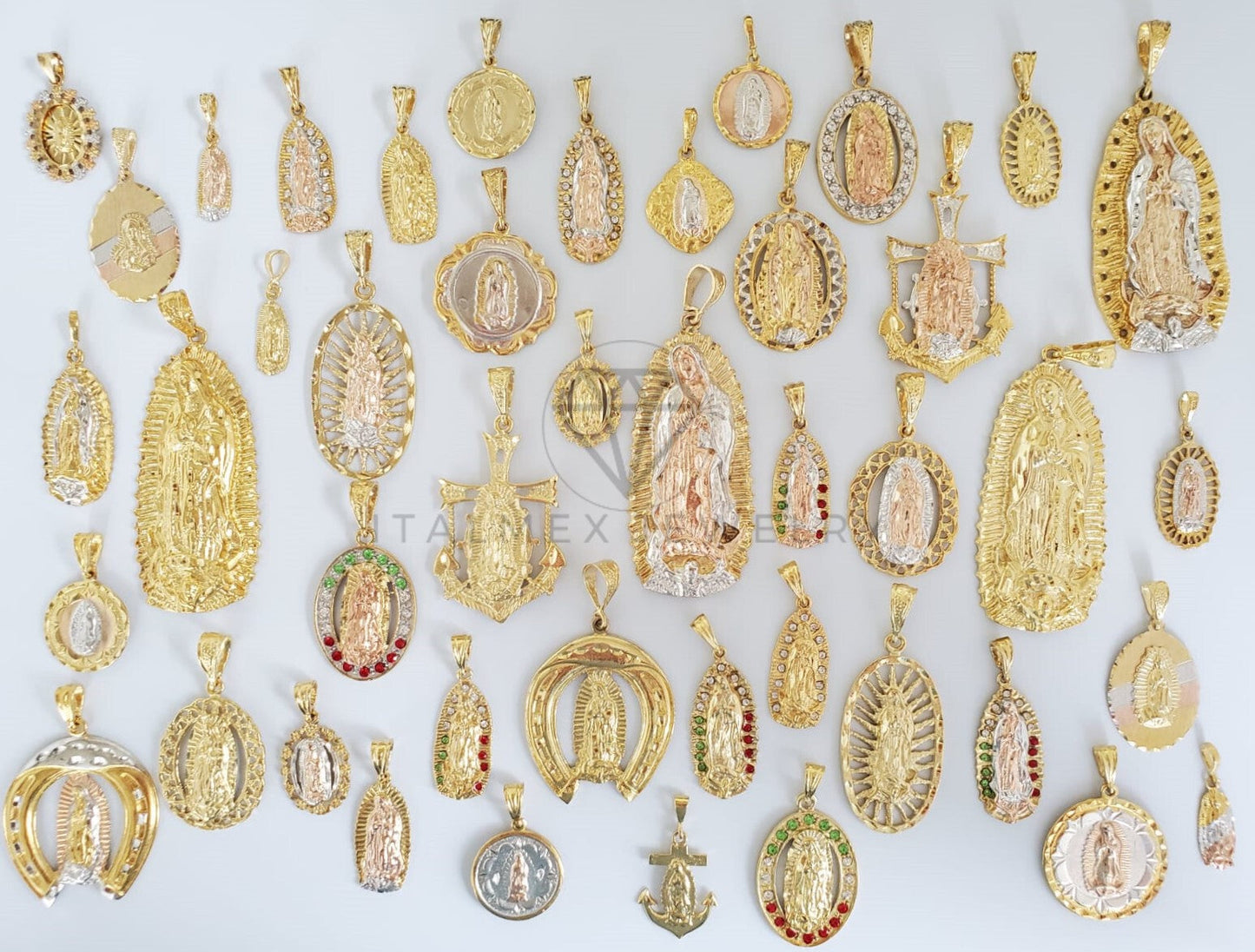 ¡Tu Gran Negocio! - Paquete de 290+ Piezas Oro Laminado 18K - Mayoreo - Incluye Joyeria Religiosa