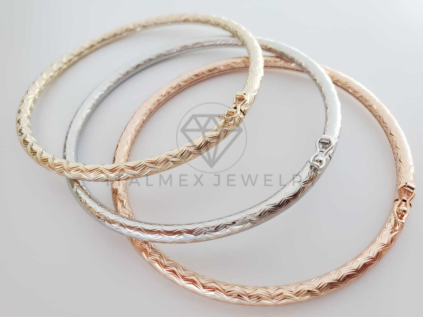 Semanario de Lujo - 101101 - Fin de Semana Rayado Oro Laminado 18K