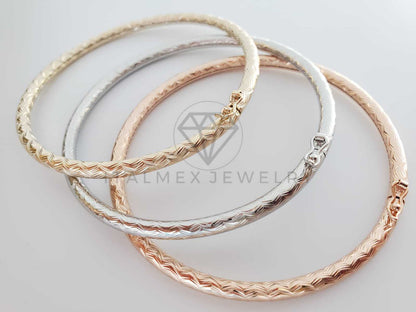 Semanario de Lujo - 101101 - Fin de Semana Rayado Oro Laminado 18K