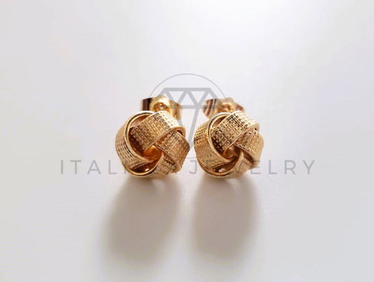 Broquel de Lujo - 103672 - Diseño de Moño con Puntitos Oro Laminado 18K
