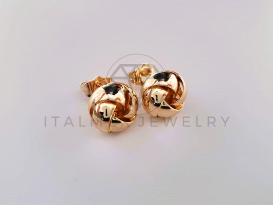 Broquel de Lujo - 103674 - Diseño de Moño Liso Oro Laminado 18K