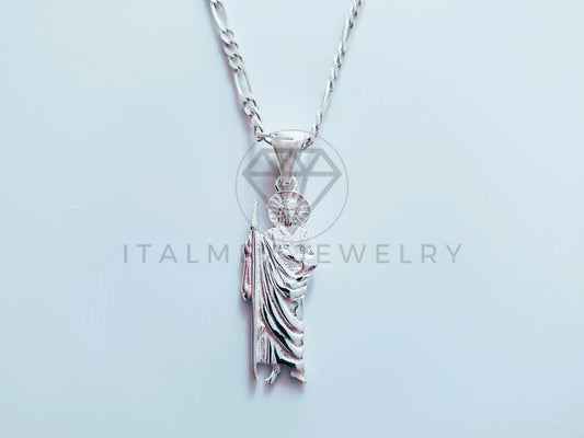 Dije Religioso - 104702 - Dije San Judas Tadeo Plata Fina .925