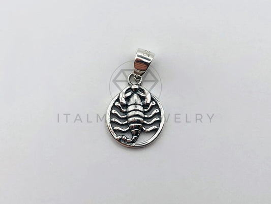 Dije No Religioso - 105938 - Diseño Zodiaco Escorpion Plata .925