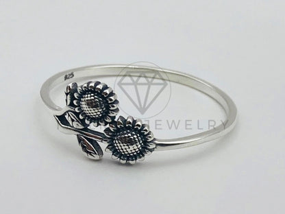 Anillo de Lujo - 105940 - Anillo Girasoles Plata .925