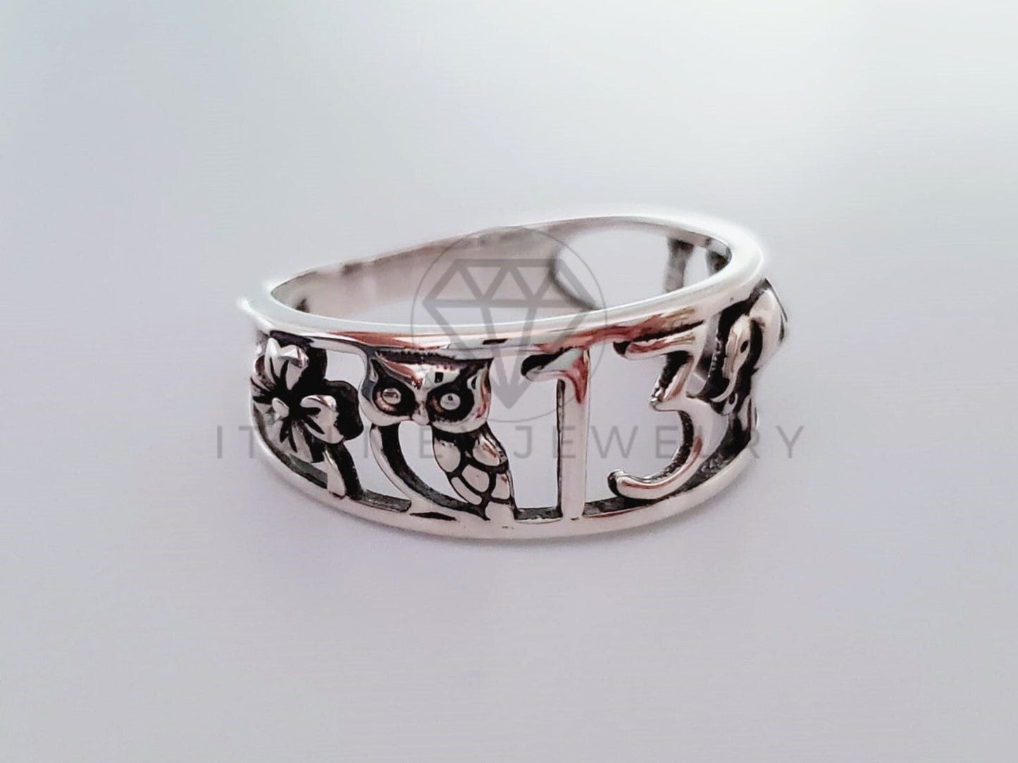 Anillo de Dama - 105132 - Anillo 7 Potencias Plata .925