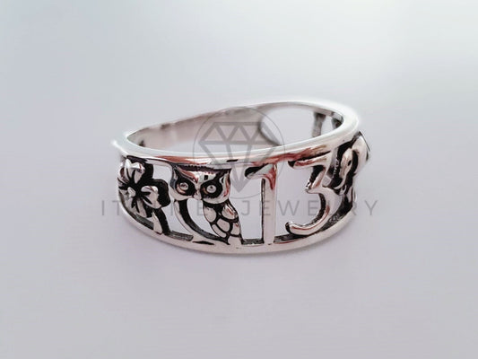 Anillo de Dama - 105132 - Anillo 7 Potencias Plata .925