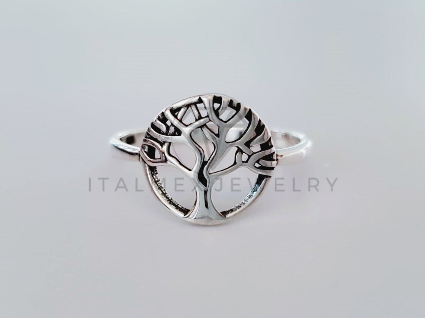 Anillo de Dama - 105043 - Anillo Arbol de la Vida Plata .925