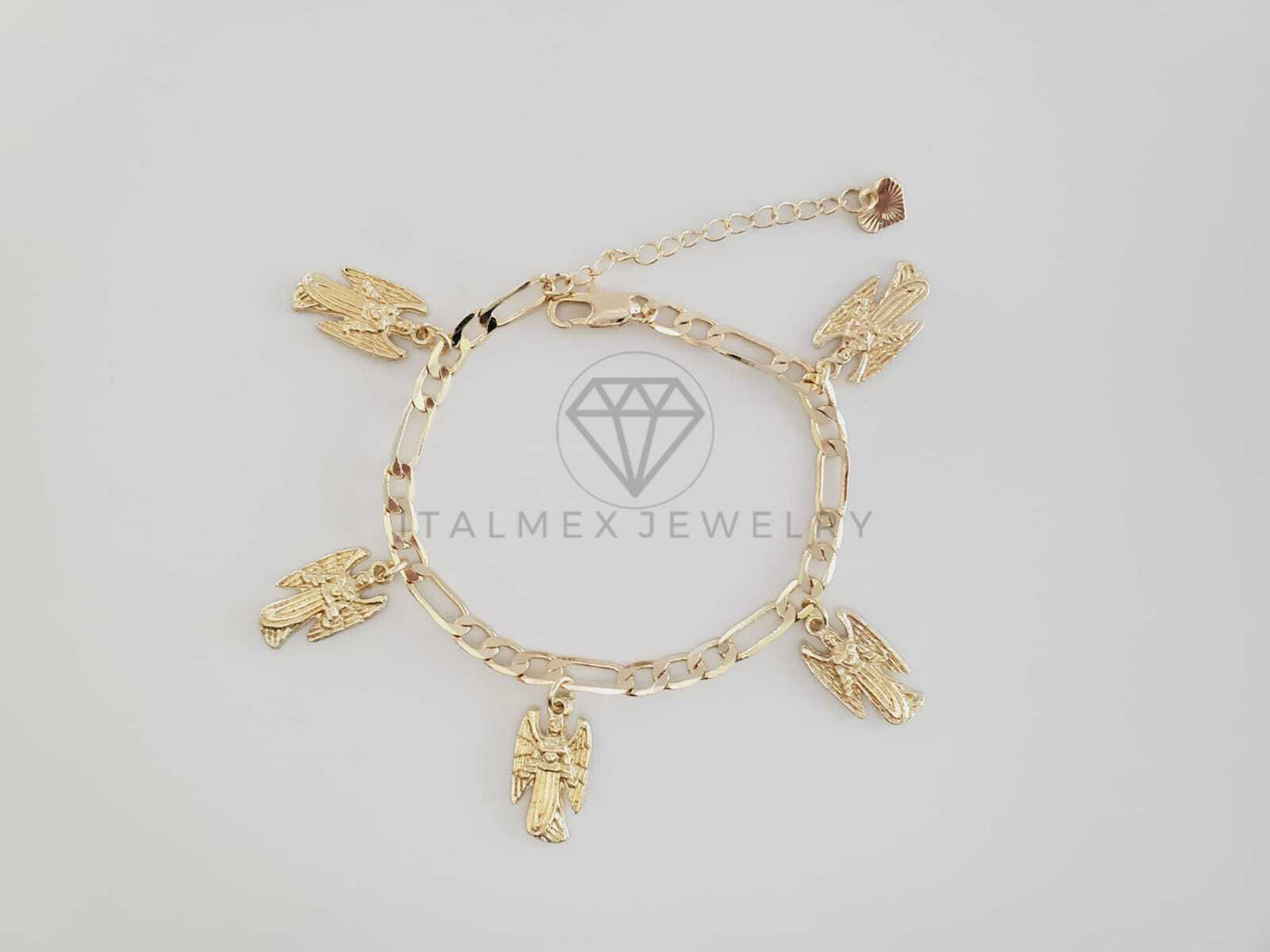 Pulsera Elegante - 102674 - Diseño Arcángel Uriel Oro Laminado 18K