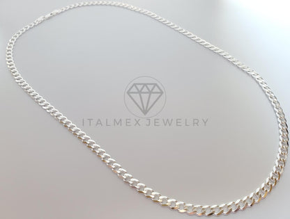 Cadena Cubana 6mm Plata .925