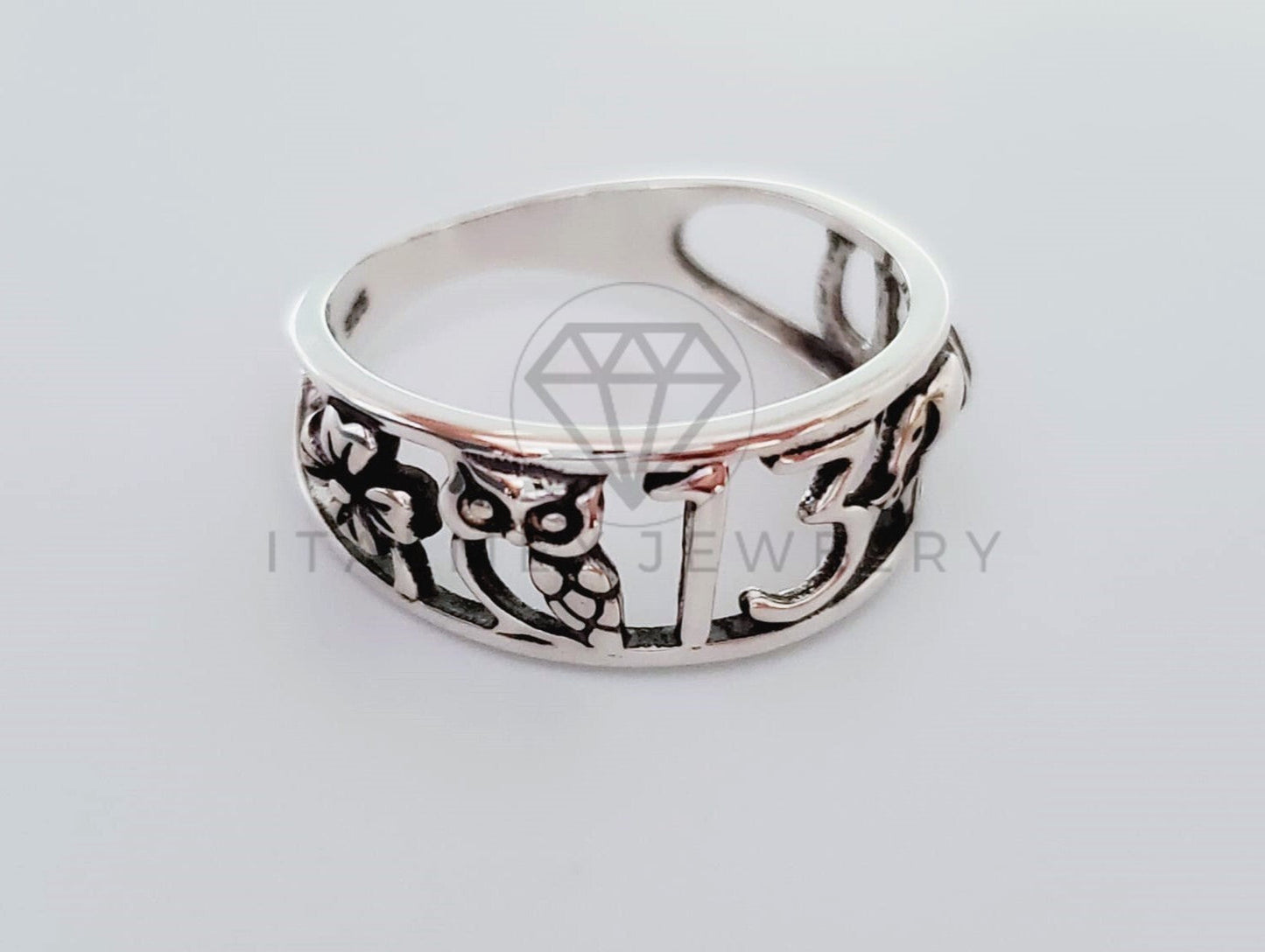 Anillo de Dama - 105132 - Anillo 7 Potencias Plata .925