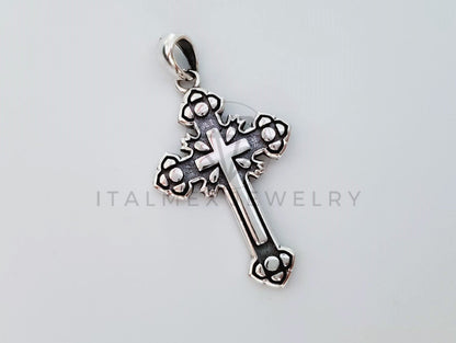 Dije Religioso - 105153 - Dije Cruz Gotica Plata .925
