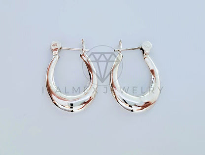 Arete de Lujo - 105058 - Arracada Curva 23mm Plata .925