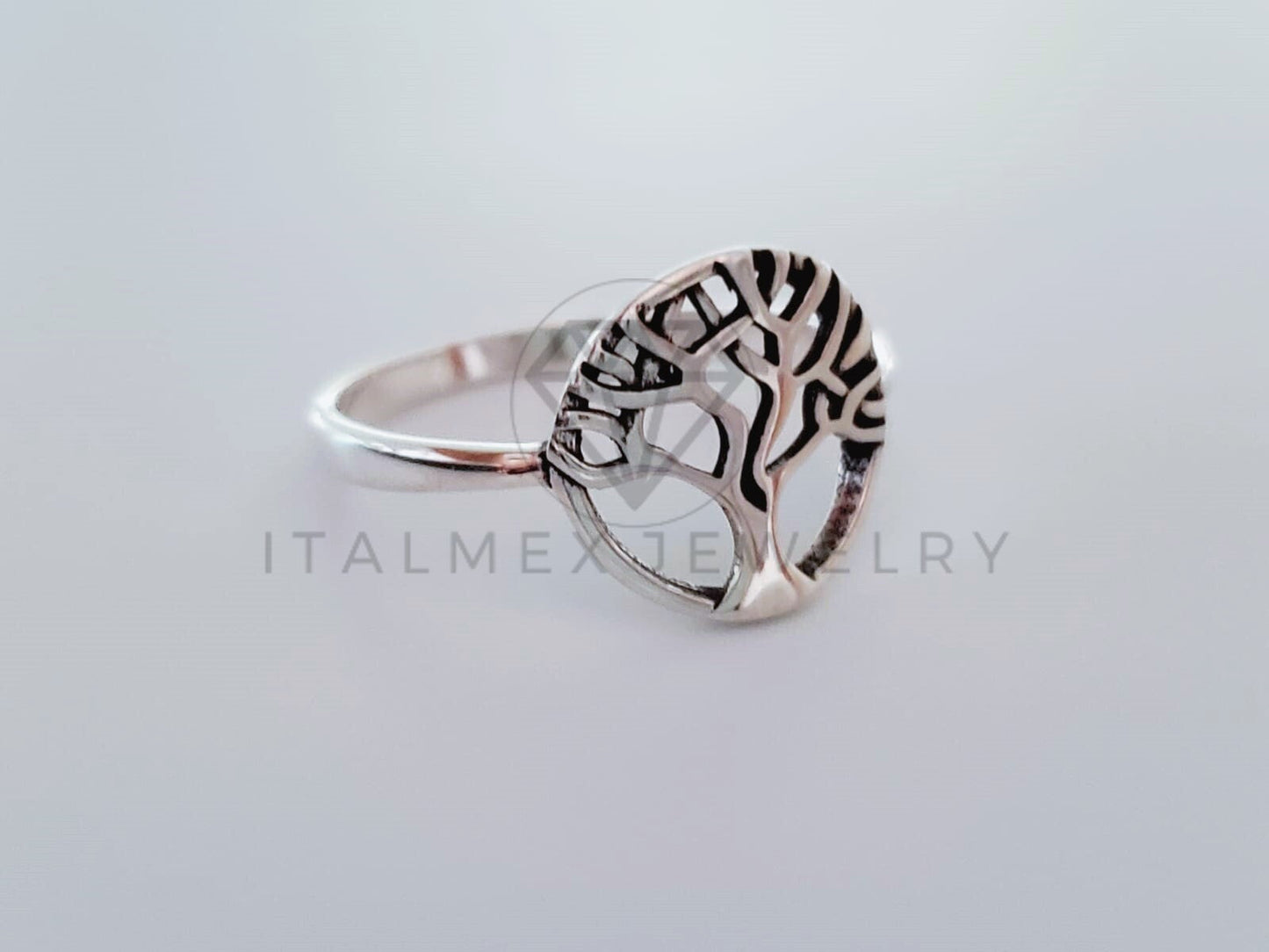 Anillo de Dama - 105043 - Anillo Arbol de la Vida Plata .925