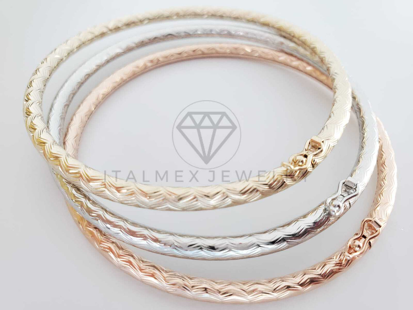 Semanario de Lujo - 101101 - Fin de Semana Rayado Oro Laminado 18K