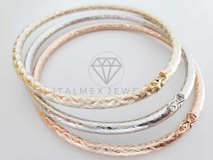 Semanario de Lujo - 101101 - Fin de Semana Rayado Oro Laminado 18K