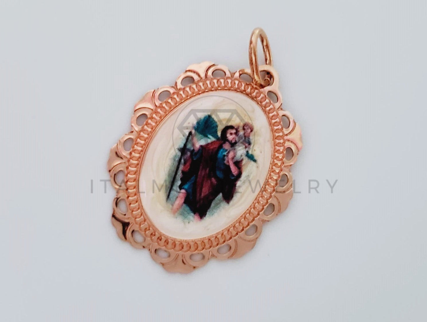 Dije Religioso - 105148 - Medalla San José Plata .925
