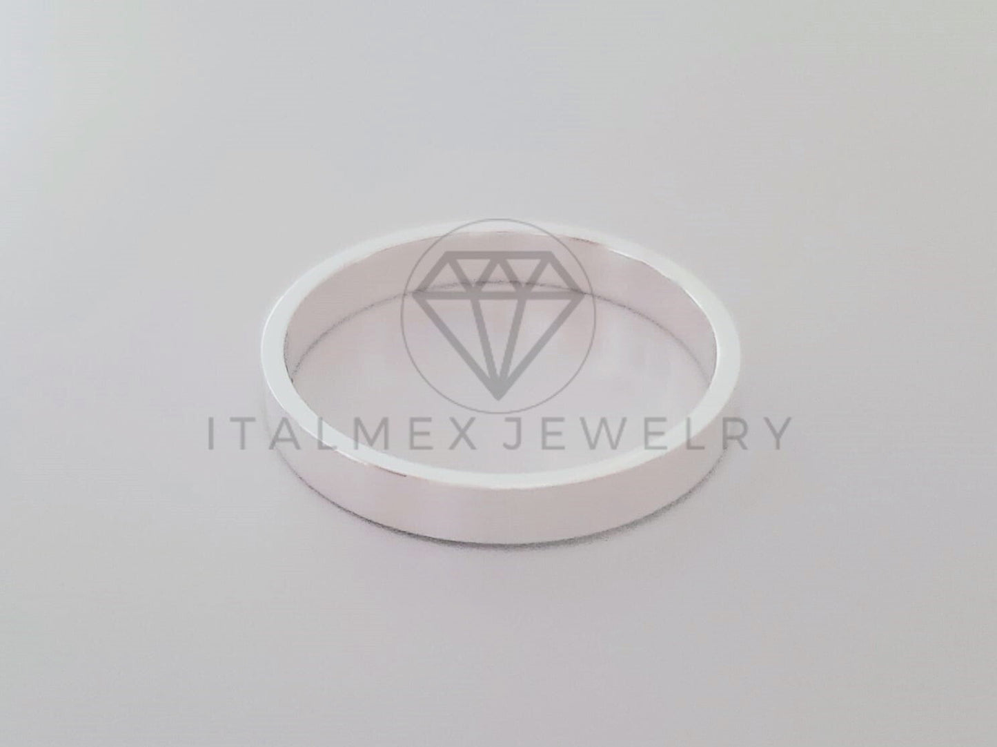 Anillo de Lujo - 105038 - Argolla de Matrimonio Lisa Plata .925