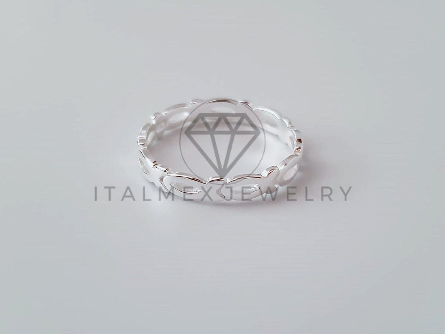 Anillo de Plata - 104464 - Argolla Pez Cristiano en Plata .925