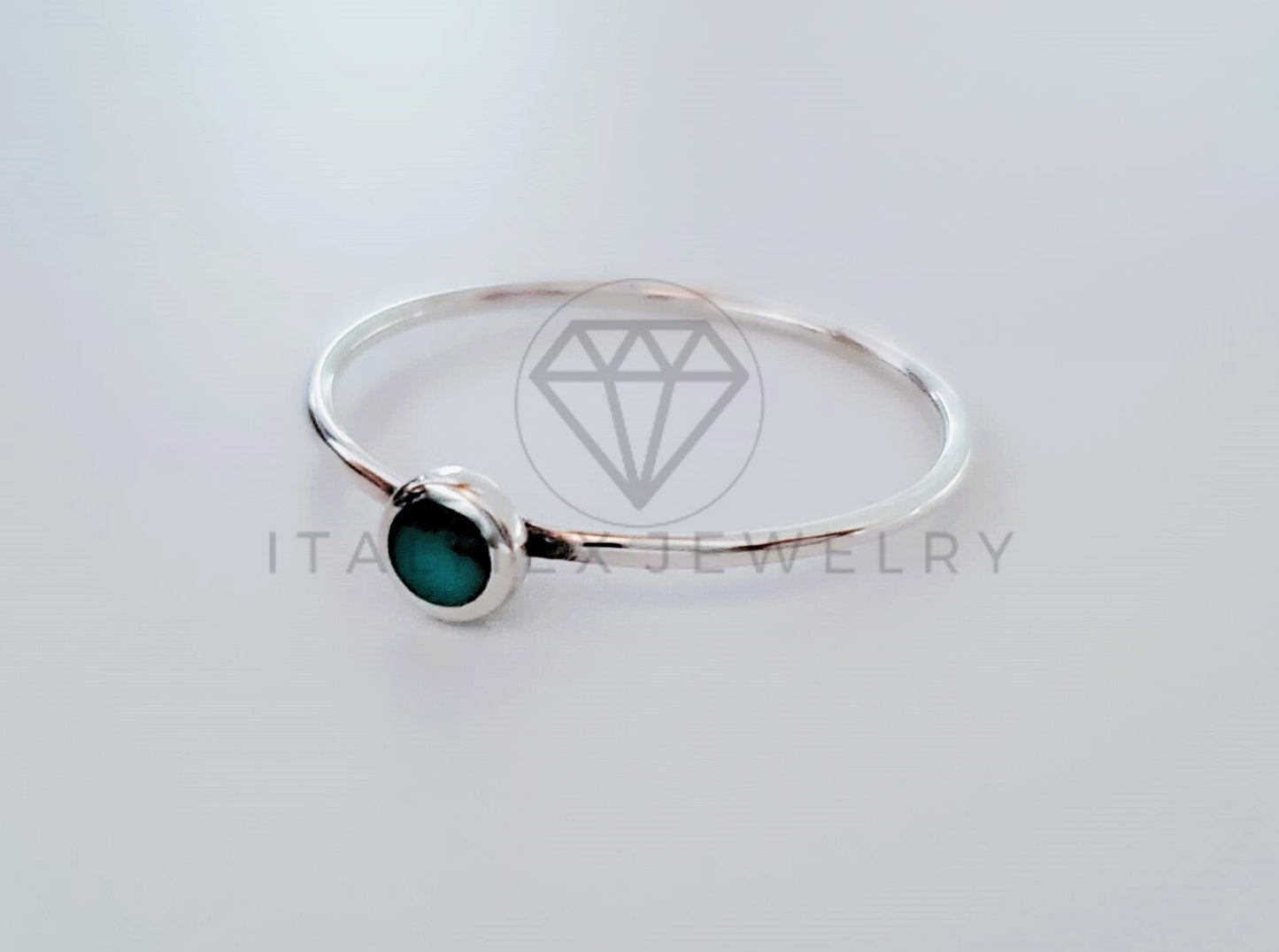 Anillo de Dama - 105040 - Anillo Boho Piedra Turquesa Plata .925
