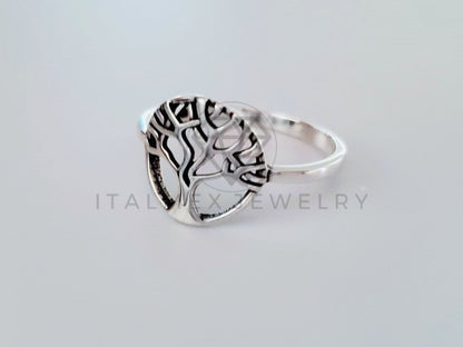 Anillo de Dama - 105043 - Anillo Arbol de la Vida Plata .925