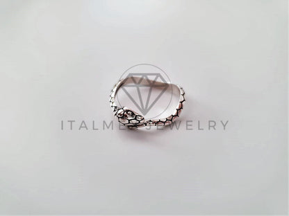 Anillo de Dama - 104466 - Anillo Ajustable Serpiente Plata Fina .925