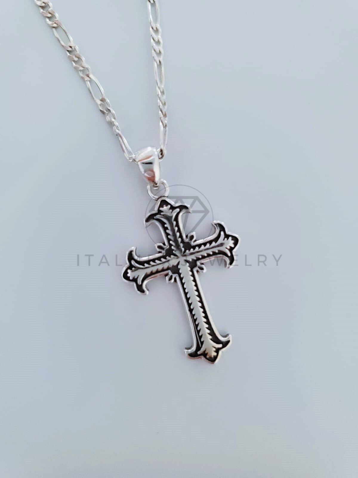 Dije Religioso - 104817 - Dije Cruz Gotica Chica Plata .925