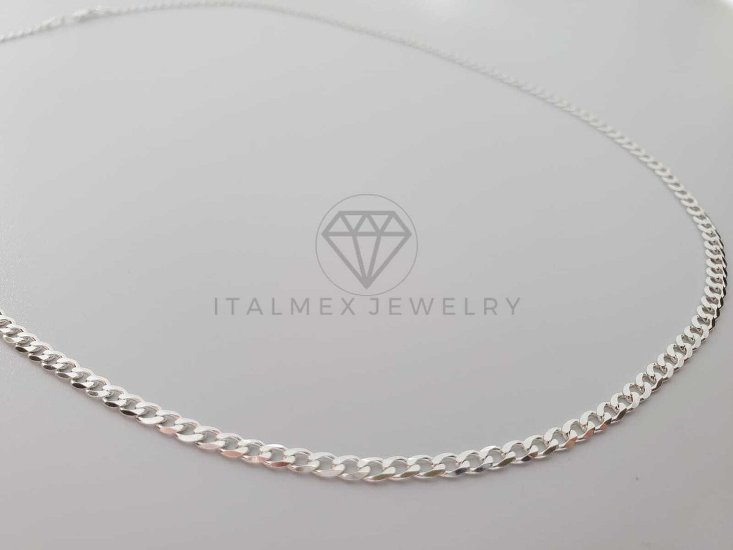 Cadena Cubana 3mm Plata .925