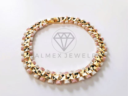 Pulsera de Lujo - 103711 - Diseño de Eslabon Rolex Oro Laminado 18K