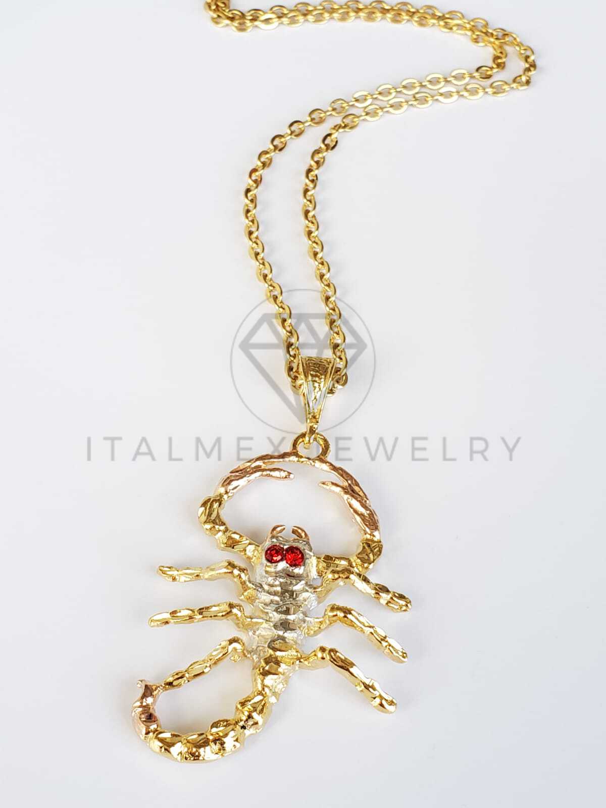 Dije Elegante - 100515.100516 - Dije de Alacrán CZ Tamaño Extra Grande Oro Laminado 18K