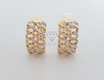 Huggie de Lujo - 101117 - Diseño de Grecas Cubana Oro Laminado 18K