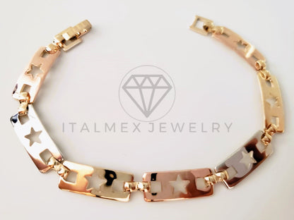Pulsera de Lujo - 105292 - Pulsera Estrella Florentino Oro Laminado 18K