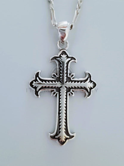 Dije Religioso - 104817 - Dije Cruz Gotica Chica Plata .925