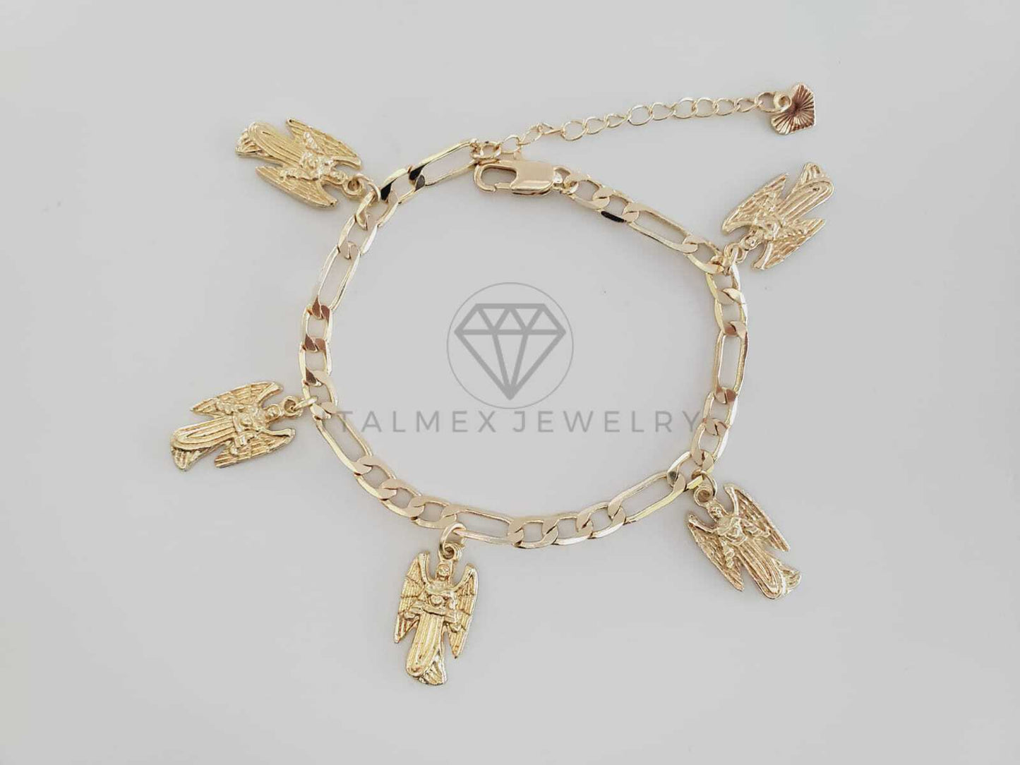Pulsera Elegante - 102674 - Diseño Arcángel Uriel Oro Laminado 18K