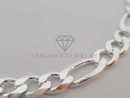 Cadena Figaro 10mm Plata .925