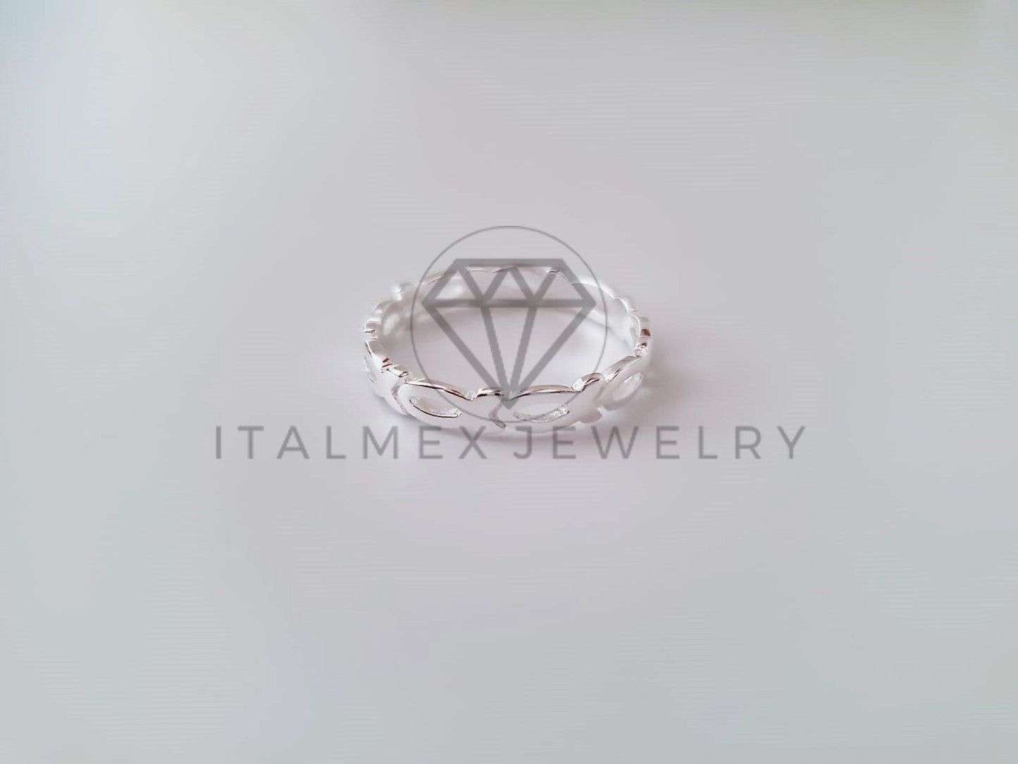 Anillo de Plata - 104464 - Argolla Pez Cristiano en Plata .925
