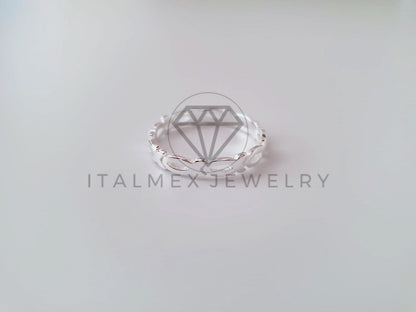 Anillo de Plata - 104464 - Argolla Pez Cristiano en Plata .925