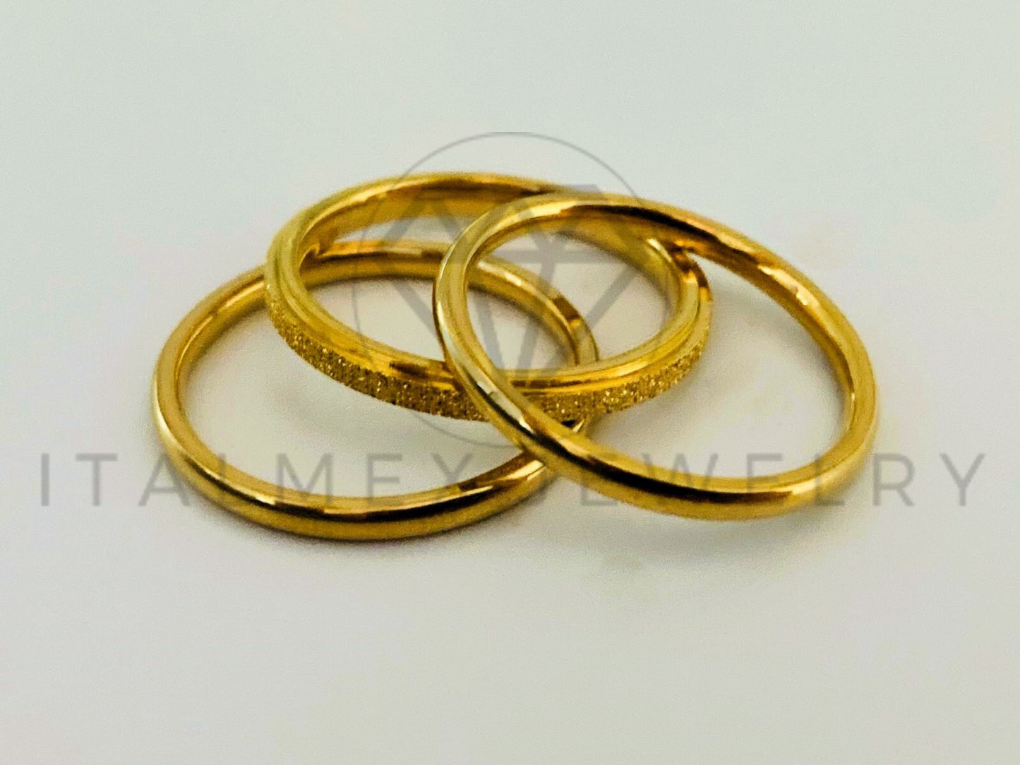 Anillo de Lujo - 105447 - Anillos Fin de Semana Oro Laminado 18K