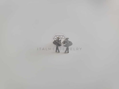 Broquel de Lujo - 102238 - Diseño Bailarina Plata .925