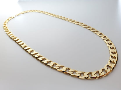 12mm Cuban Link Design | 18K Gold-Plated Chain